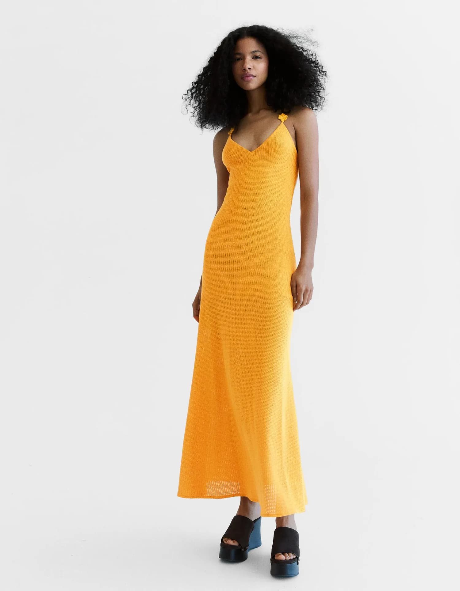 Vestido Midi de Crochê